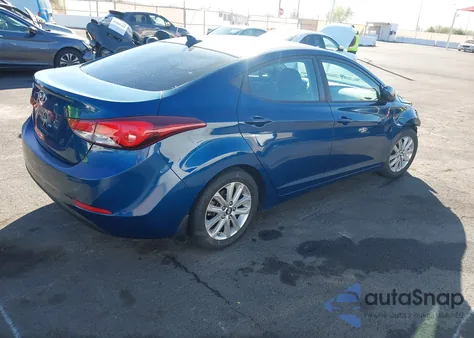 2014 Hyundai Elantra Se из США, поврежденный, VIN KMHDH4AE4EU188321